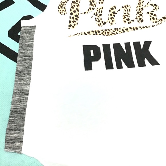 SOLD NEW VS PINK CHEETAH LOGO MUSCLE TANK XS RARE - Picture 2 of 8